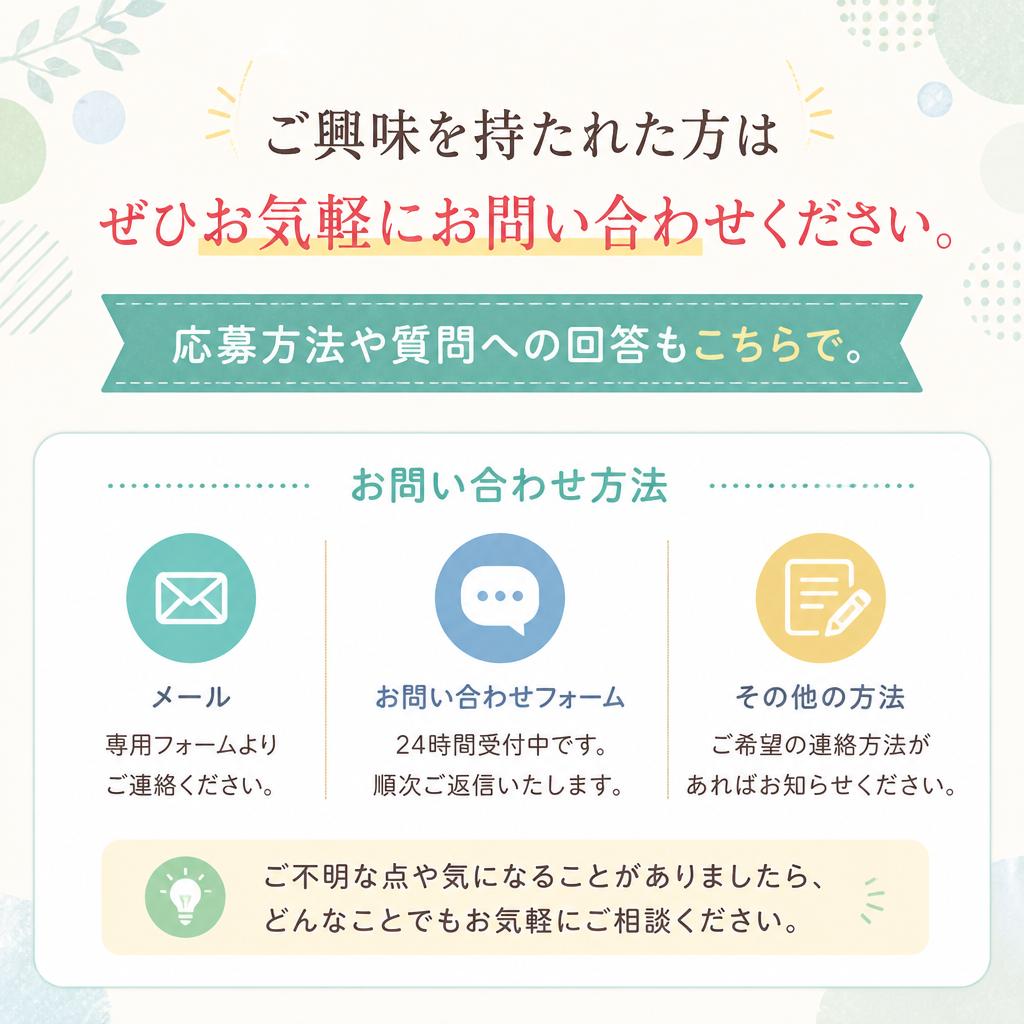 7. お問い合わせ・応募方法