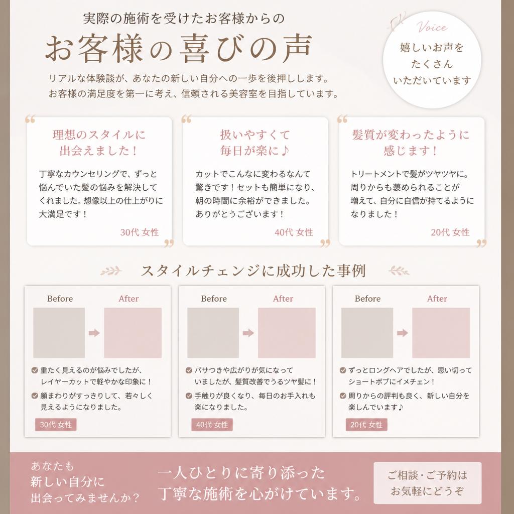 お客様の声・成功事例