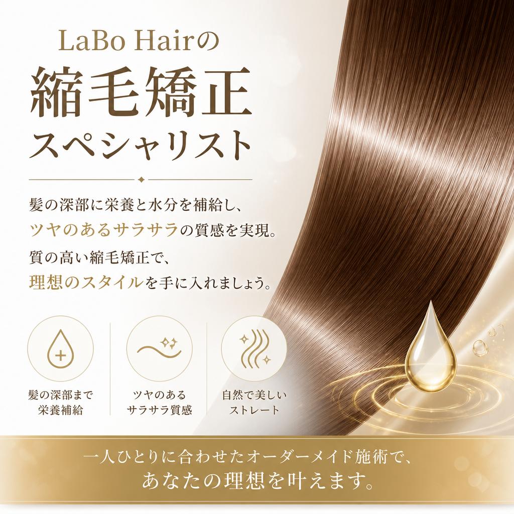 3. 縮毛矯正スペシャリストによる施術