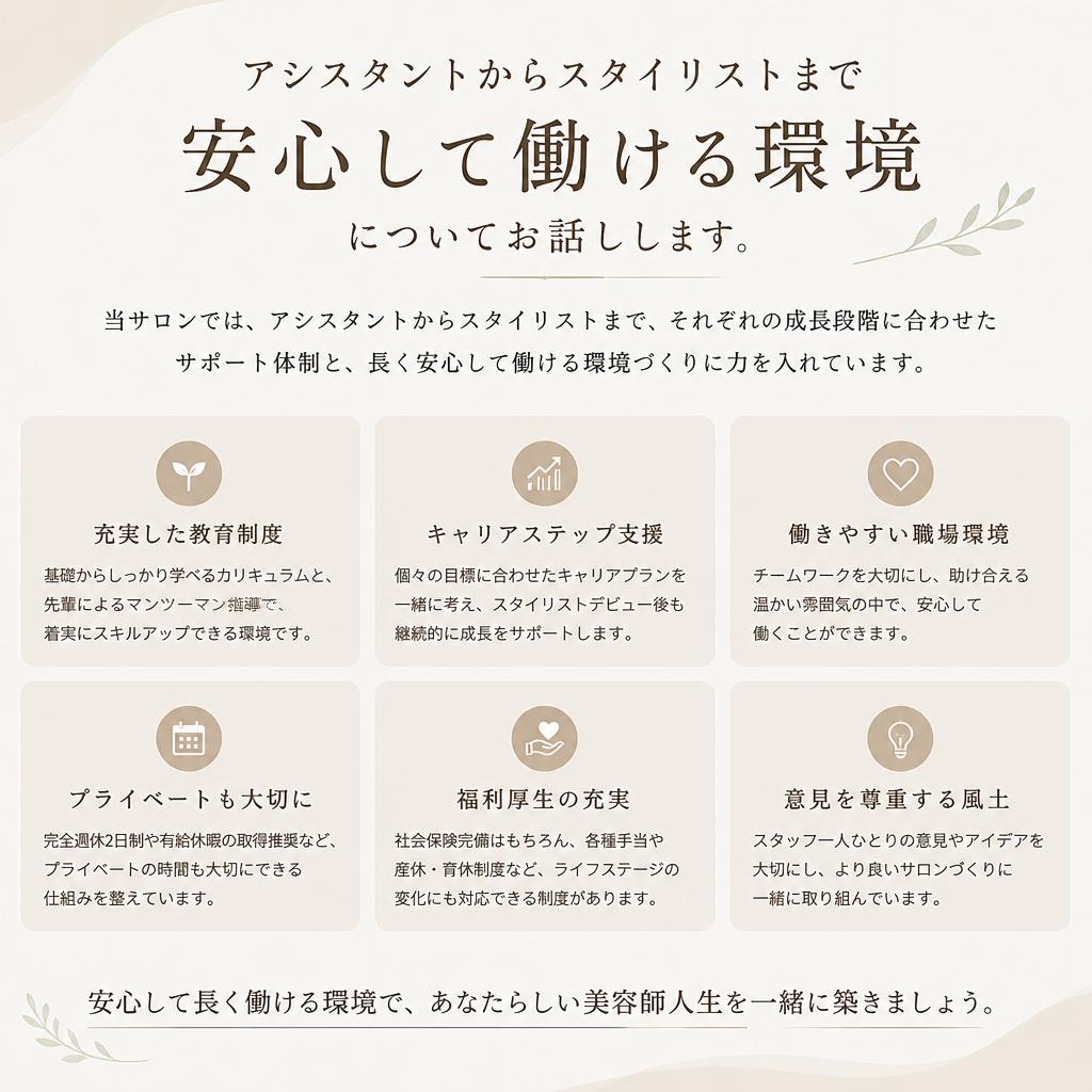働きやすい環境