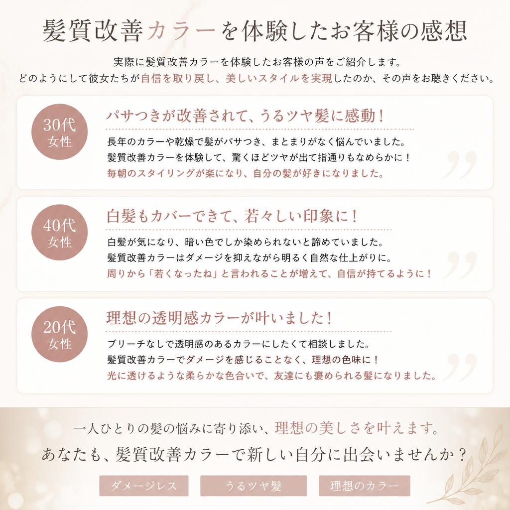 お客様の声
